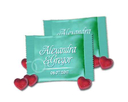 Fruchtgummiherzen